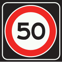 Maximumsnelheid 50 km/u