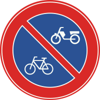 Verbod om fietsen en bromfietsen te plaatsen
