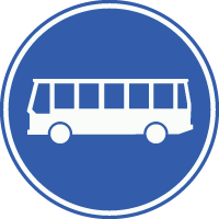 Rijbaan of –strook uitsluitend ten behoeve van lijnbussen