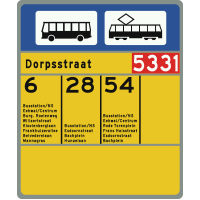 Bus-/tramhalte