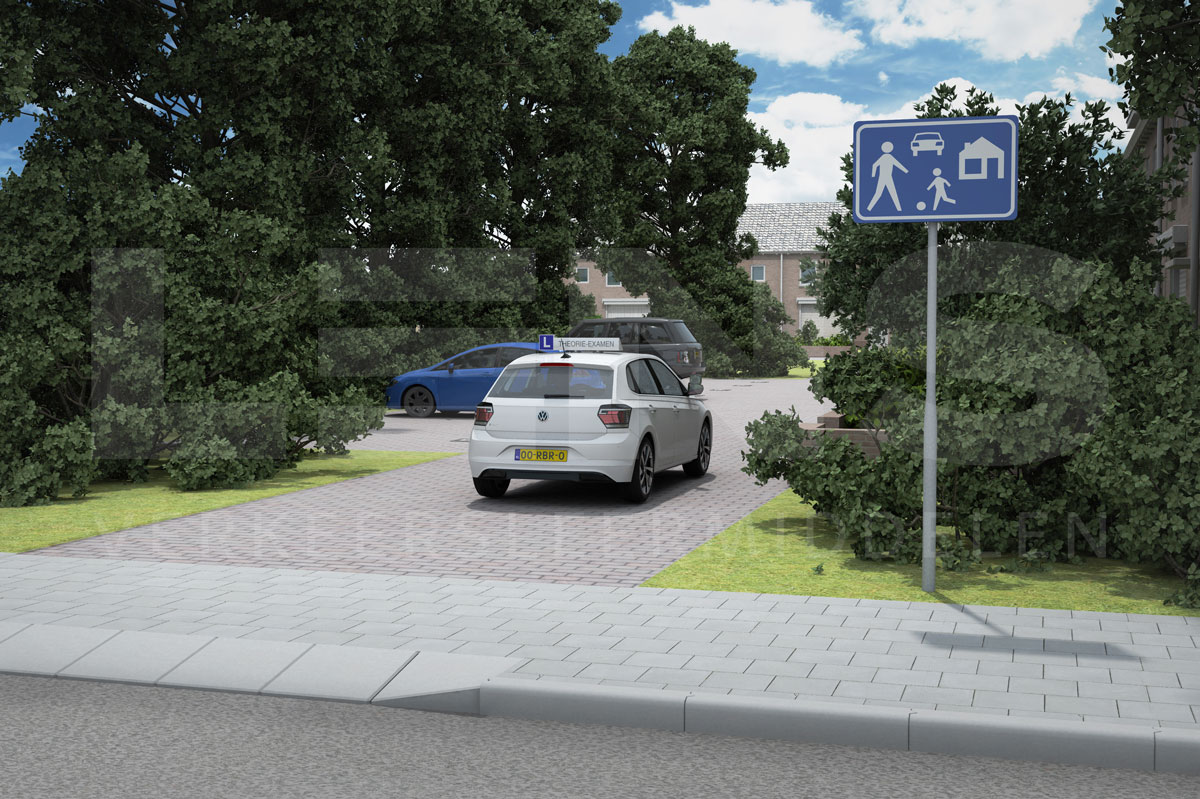 Zijn voorrangsregels anders in een erf?