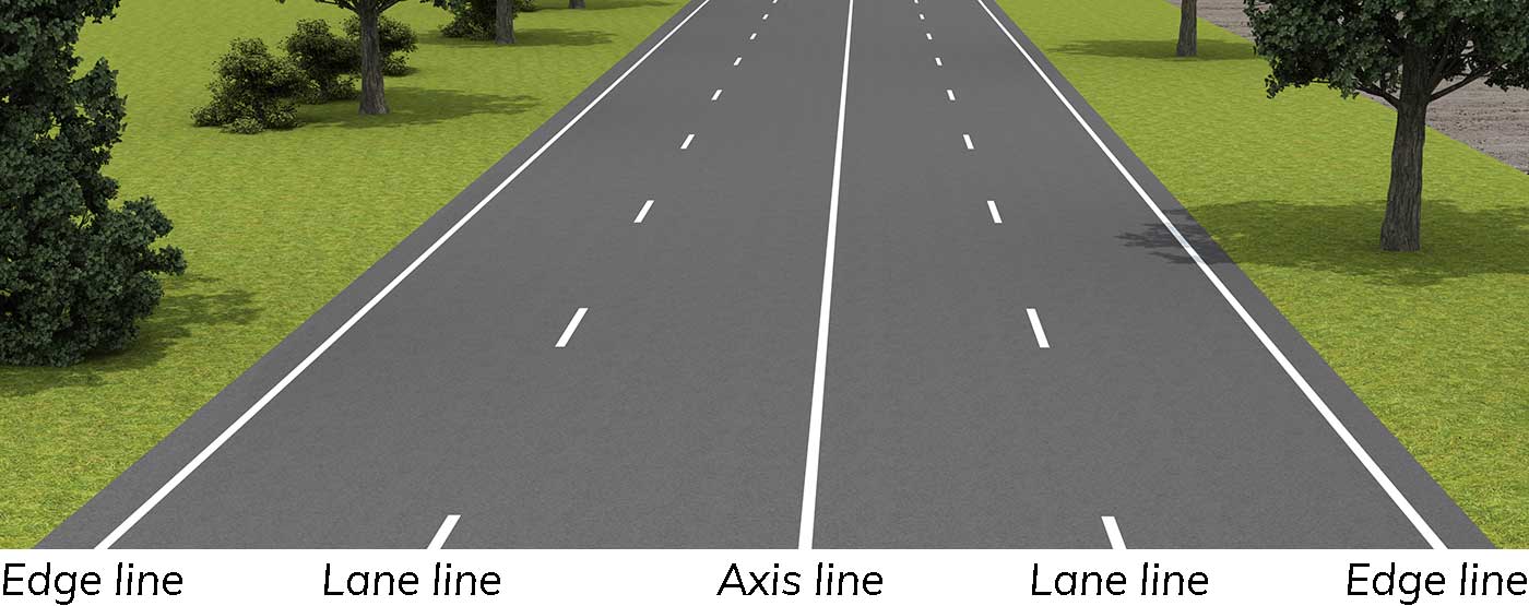 rijbaan 2x2 en