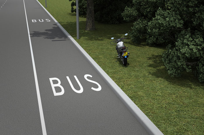 bij pech in berm