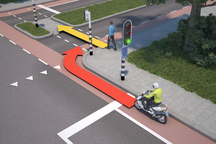 rechtsaf verkeerslicht voetganger rechtsaf verkeerslicht voetganger