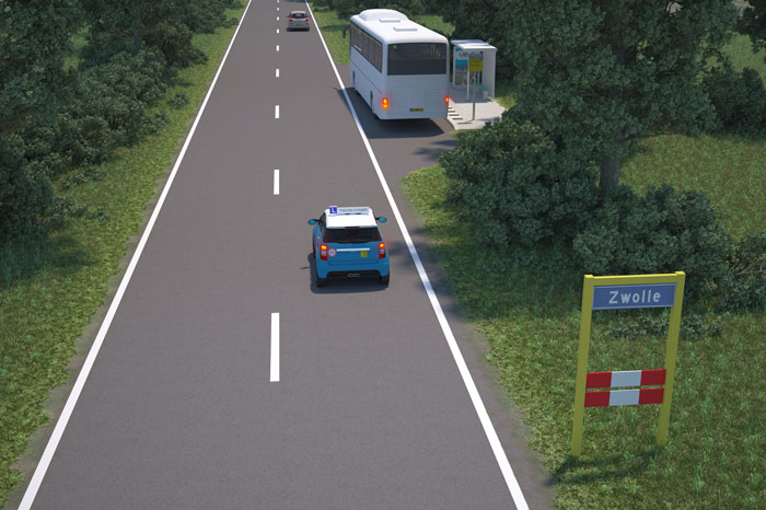 voor laten bus
