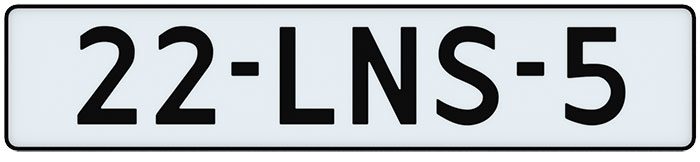 kenteken lichte aanhangwagen
