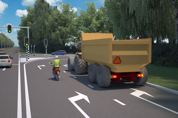 voorsorteren rechtsaf twee rijstroken voorsorteren rechtsaf twee rijstroken