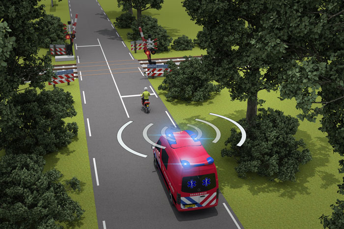 brandweer overweg