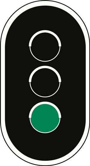 verkeerslicht 3 groen 1