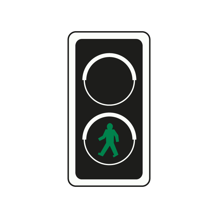verkeerslicht voetganger groen