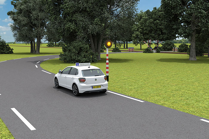 waarschuwingslicht overweg