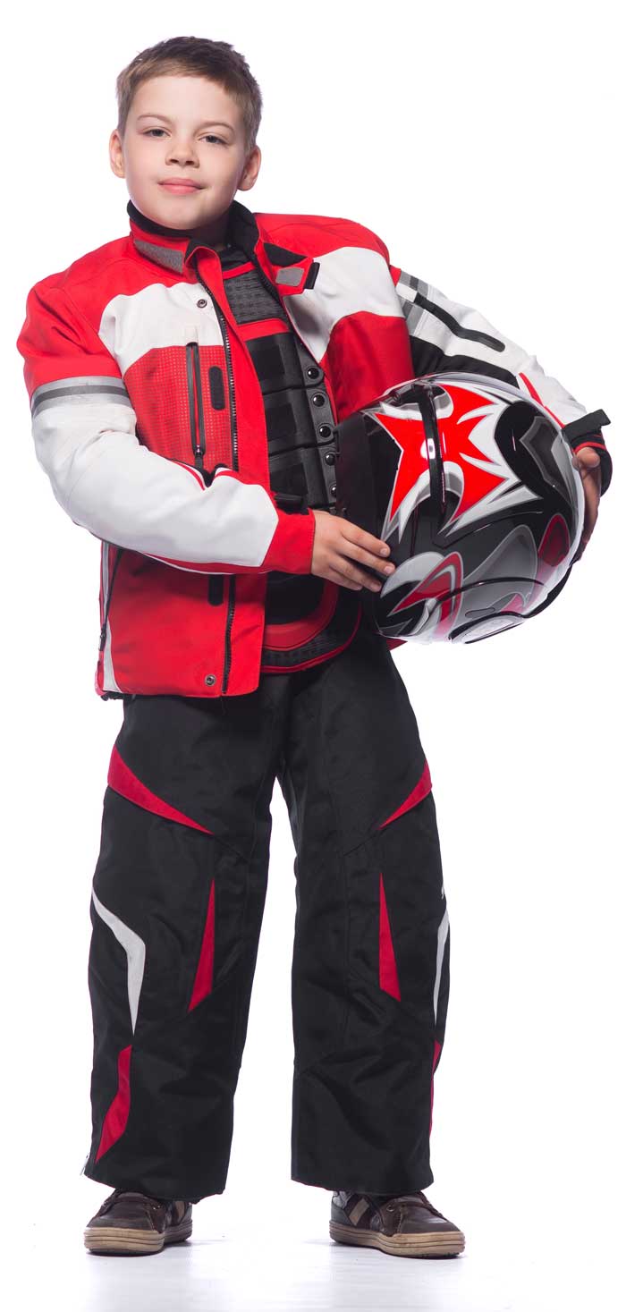 kind met motorkleding kind met motorkleding