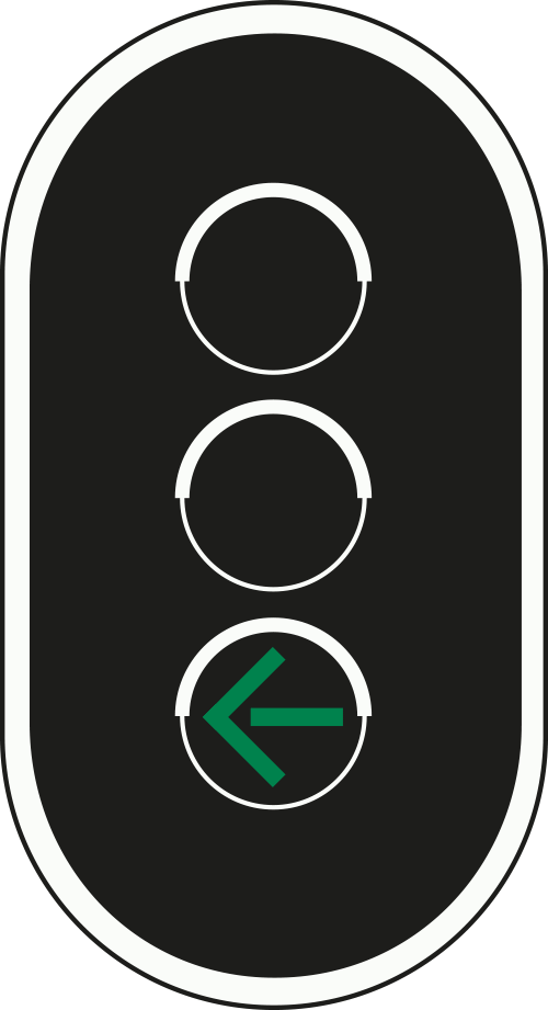 verkeerslicht 3 groen links