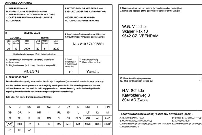 witte kaart motor 1