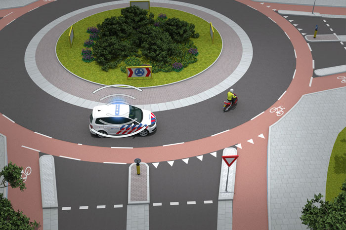 politie rotonde